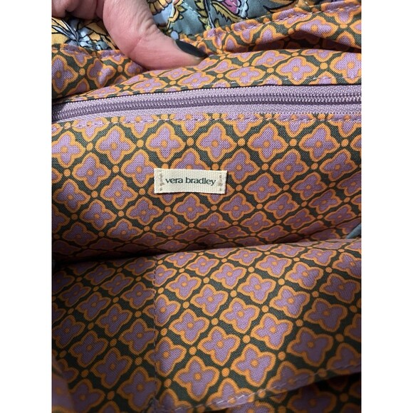 EUC Vera Bradley Original Small Tote Gemstone Paisley - Picture 9 of 15